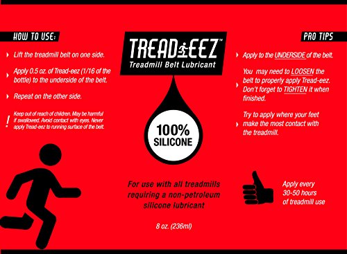 Gsm Brands Treadmill Belt Lubricant - 100% Silicone Acrylic Pouring Oil - Elliptical Exercise Machine Lube (8 Oz Size) #TOP2
