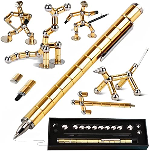 Dekompressions-Magnetstift aus Metall, Spielzeugstift, Zappelstift, Multifunktions-Schreibmagnet, Kugelschreiber, Geschenk für Kinder oder Freunde Cover