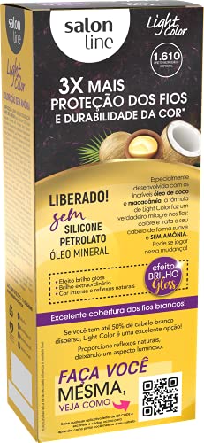 Light Color 1.610 Preto Bordeaux Salon Line, Salon Line, Preto