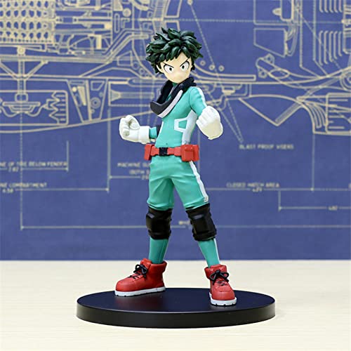 FUXIANG 17cm Anime My Hero Academia Figur Midoriya Izuku PVC Statuen Modell Puppen Sammlerstücke Geschenk (Box) Cover