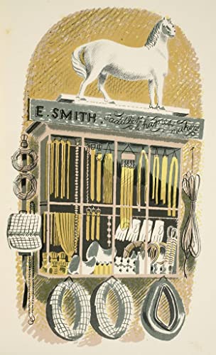 Tableau Eric Ravilious vintage décoration murale 60x90cm illustration sellier