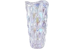 Heavy Glass Flower Vase Thickened 3.5lb 9.5inch Sparkle vaso florero