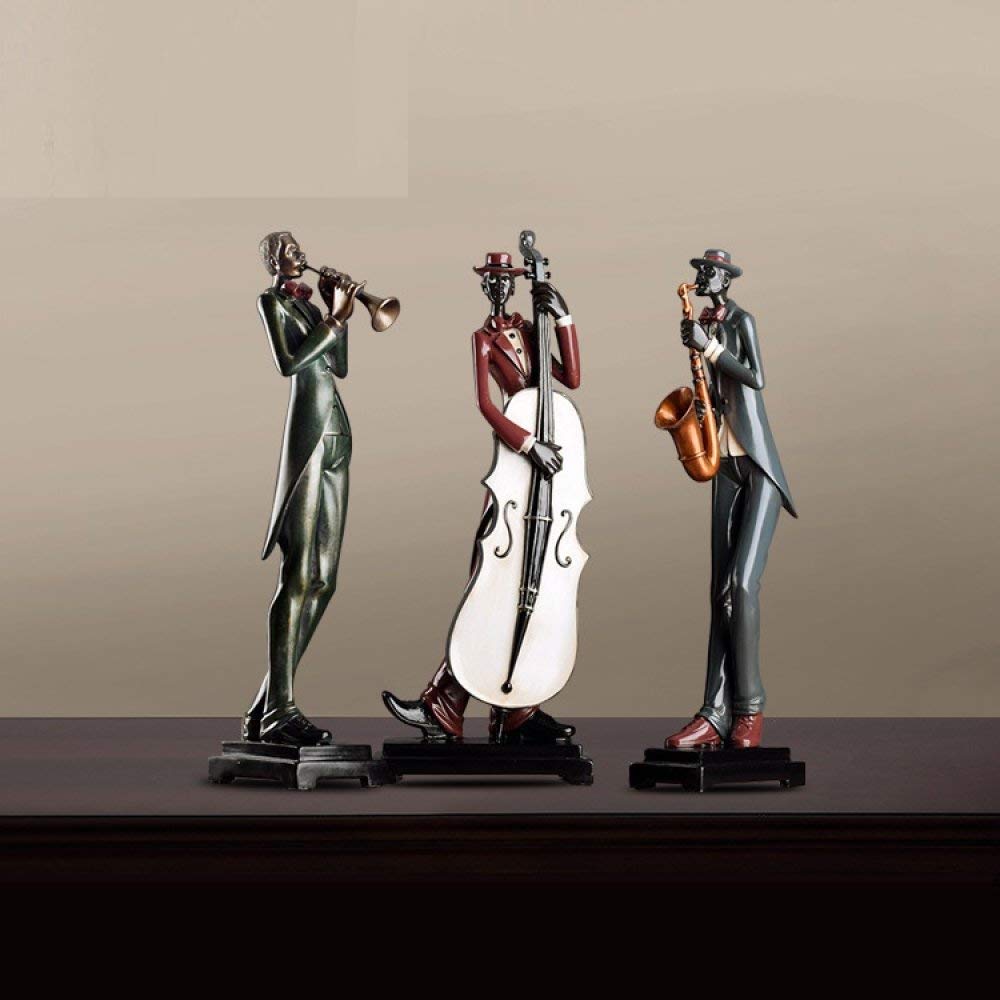 Petite statue jazz résine : rompez la monotonie de votre décoration de bureau