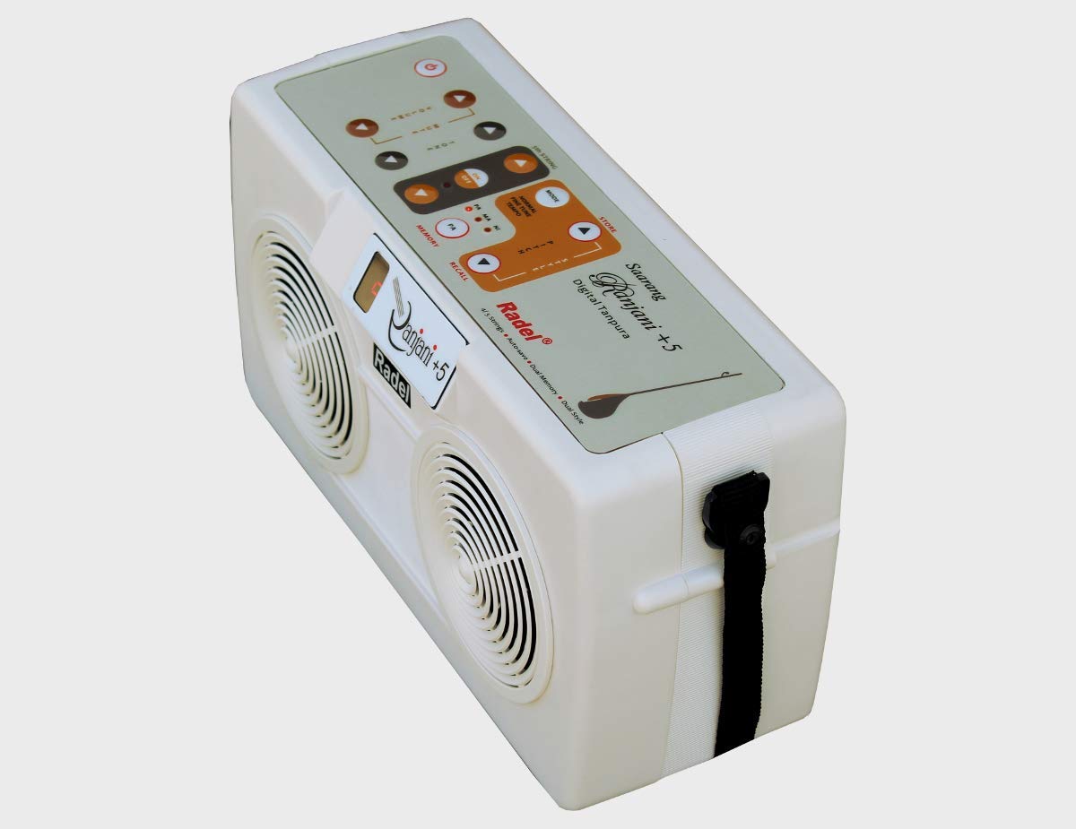 Radel Electronic Saarang Ranjani +5 Digital Tanpura, 5 Strings with Cord & Bag Indian Musical Instruments - Image 3