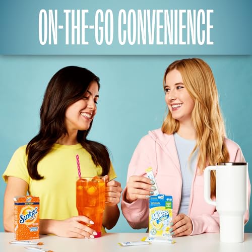 Singles To Go! 120ct Bulk Variety Pack - 20 Different Flavors from Skittles, Sonic, Sunkist, Starburst and More - Sugar Free Drink Mix Packets - Sugar Free Water Flavoring Packets