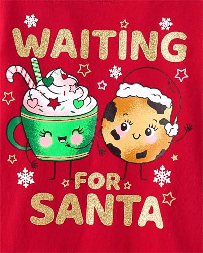 Image of The Children's Place Baby and Toddler All Holidays,Birthdays Long Sleeve Graphic T-Shirts,2 Pack