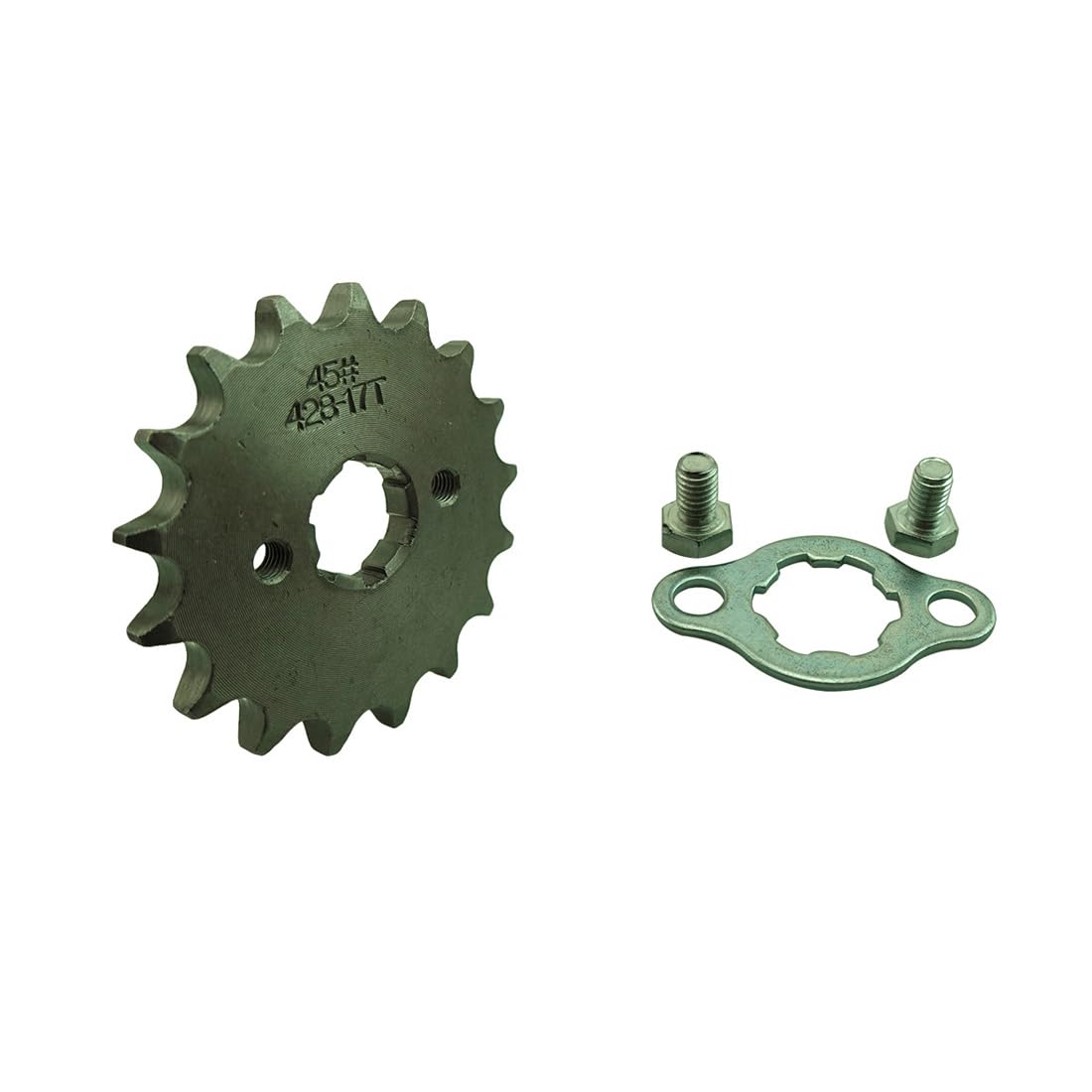 オールドパーツ　PROSHIFT M.T.S フロントメカ Amazon.com: XLJOY 428 17 Tooth 20mm Front Engine Sprocket for 50cc