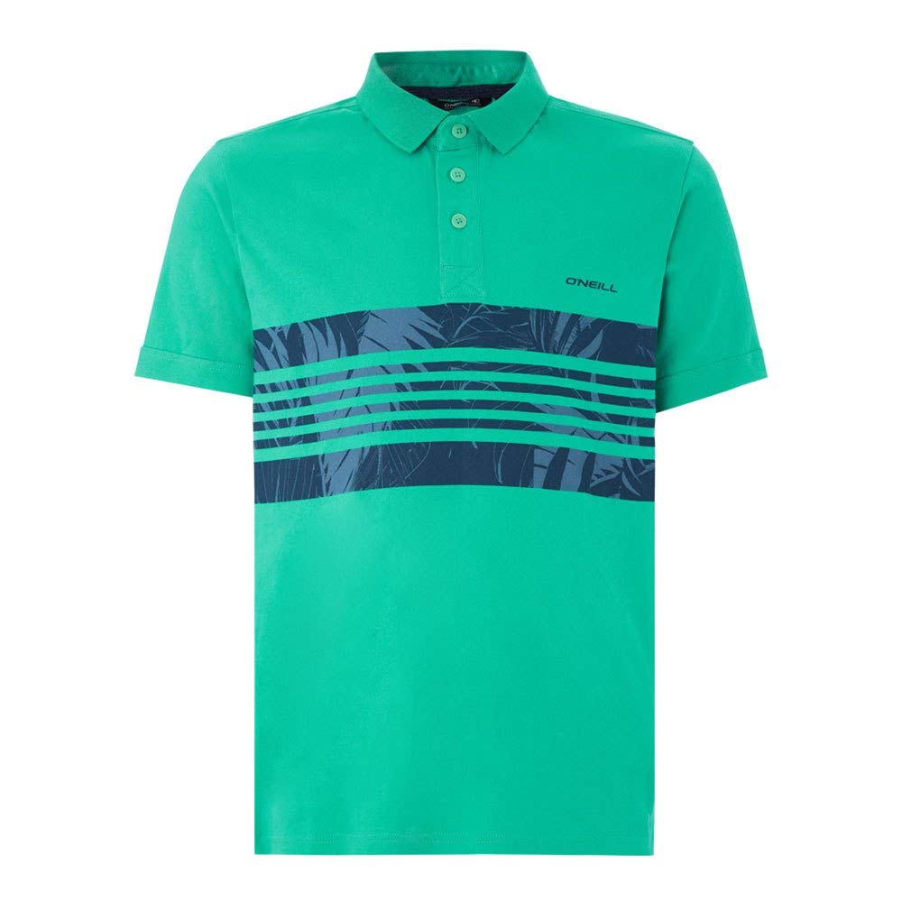 O'NEILL LM Haupu Polo Shirt Short Sleeve Men, mens, 0A2408, Green (Salina Green), XS