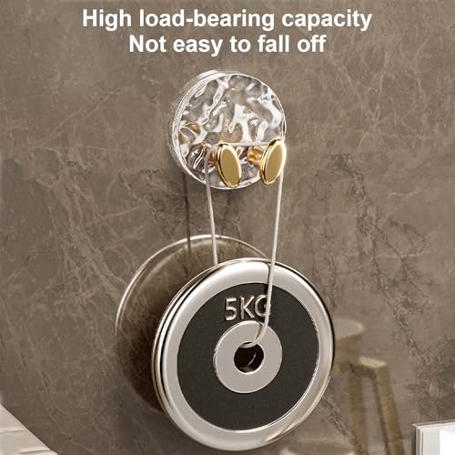 Marjoramy 8 Stück Klebehaken,Handtuchhalter Ohne Bohren,Kleiderhaken Kinder,Kleiderhaken Selbstklebend,Wandhaken Für Stecker Und Kabel, Ideal Für Küche, Büro Und Steckdosen (Gold)