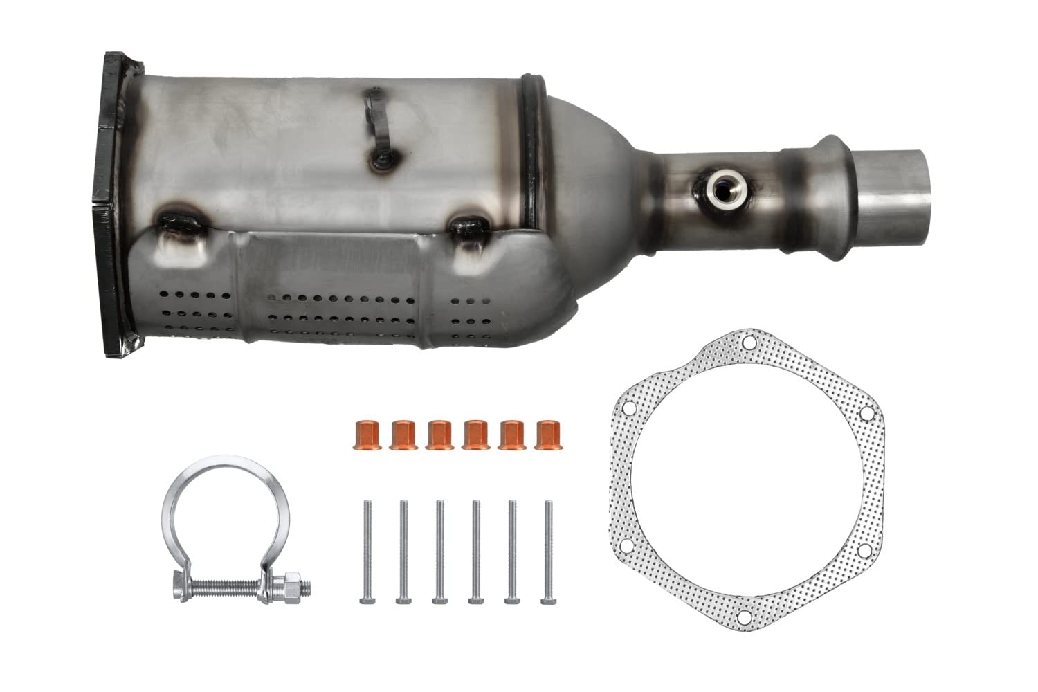 HELLA 8LH 366 080-941 - Filtro de partículas diésel Easy2Fit Kit - Euro 3 - Juego de piezas - Carburo de silicio (para tráfico corto y largo)