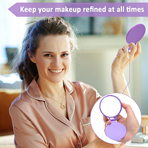 Windspeed 18 Pcs Mini Folding Mirror Round Compact, 2.4 In Small Portable Travel Makeup Mirror Compact Mirror Bulk Round Makeup Mirror For Purse, Women Girls Travel Daily Use #TOP4