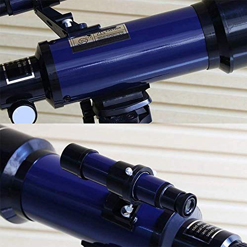 Telescopio monocular 70mm apertura y 400mm foco con trípode ajustable miniatura 7