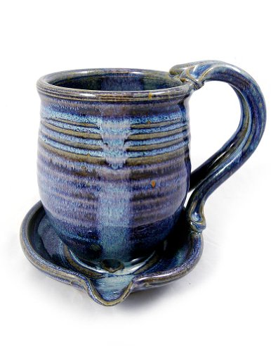 Taza artesanal de cerámica para cocinar tocino en microondas miniatura 3