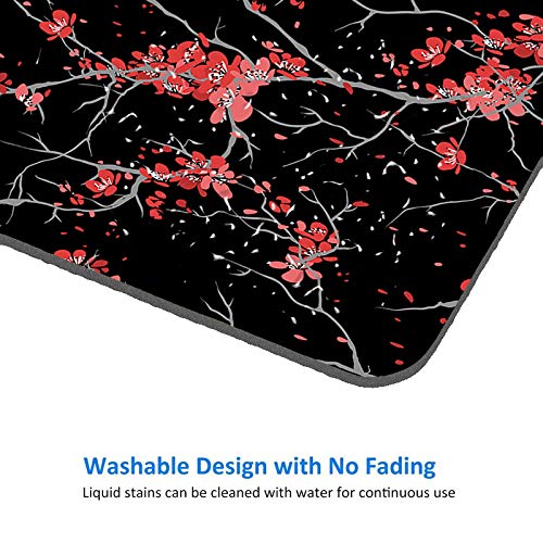 Mouse Pad,Cherry Blossoms Mouse Pad Rectangle Non-Slip Rubber Mousepad Office Accessories Desk Decor Mouse Pads For Computers Laptop #TOP5