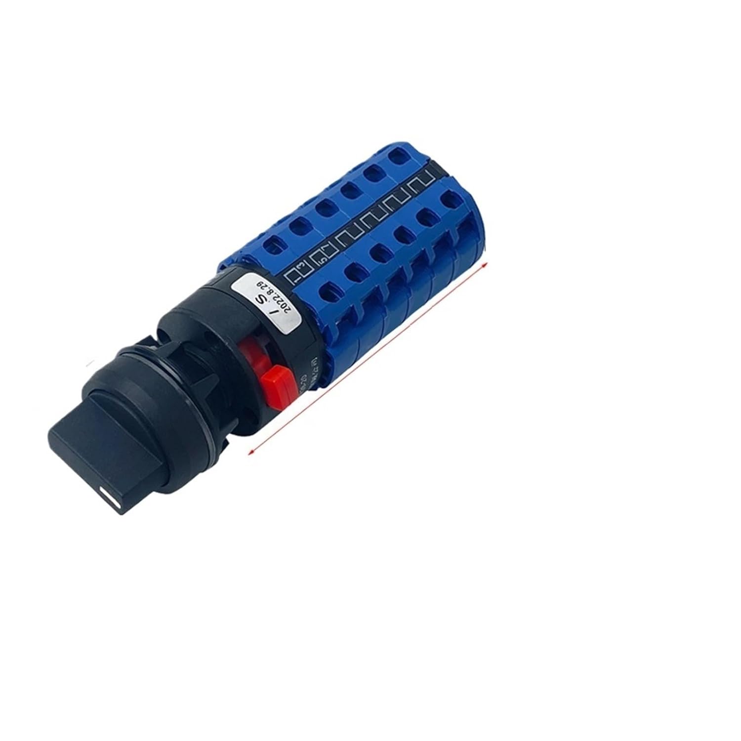 LW26-20S Single Hole Mounting Size 22mm Rotary Cam Switch 20A Changeover Main Selector Silver YMW26(6P-102) Controls Switches
