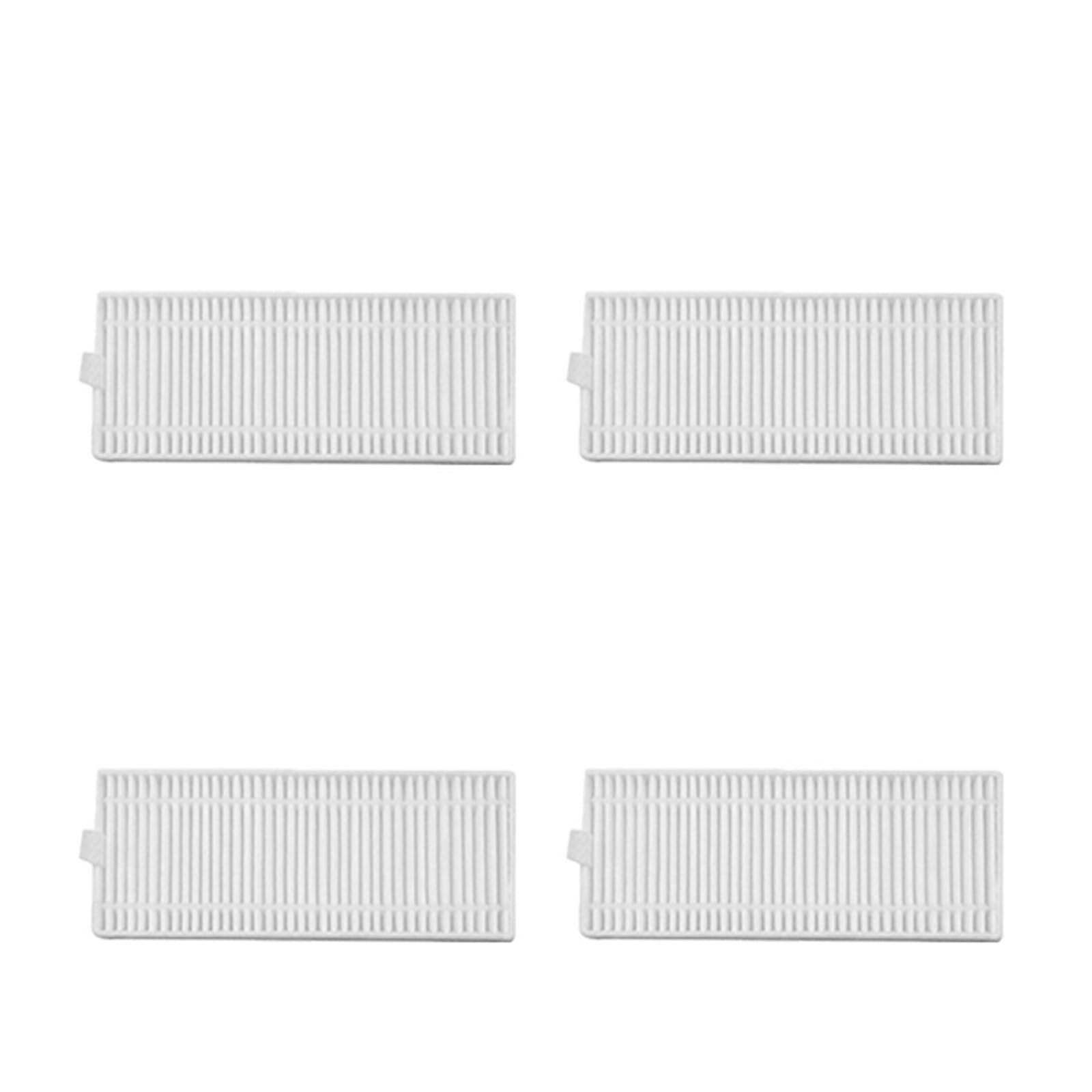 Kicici Main Side Brush Filter HEPA Mop Cloth Compatible With Rowenta X-PLORER 75 S+ RR8567WH RR8587WH Robot Vacuum Cleaner Spare Parts Accessories(4 HEPA)