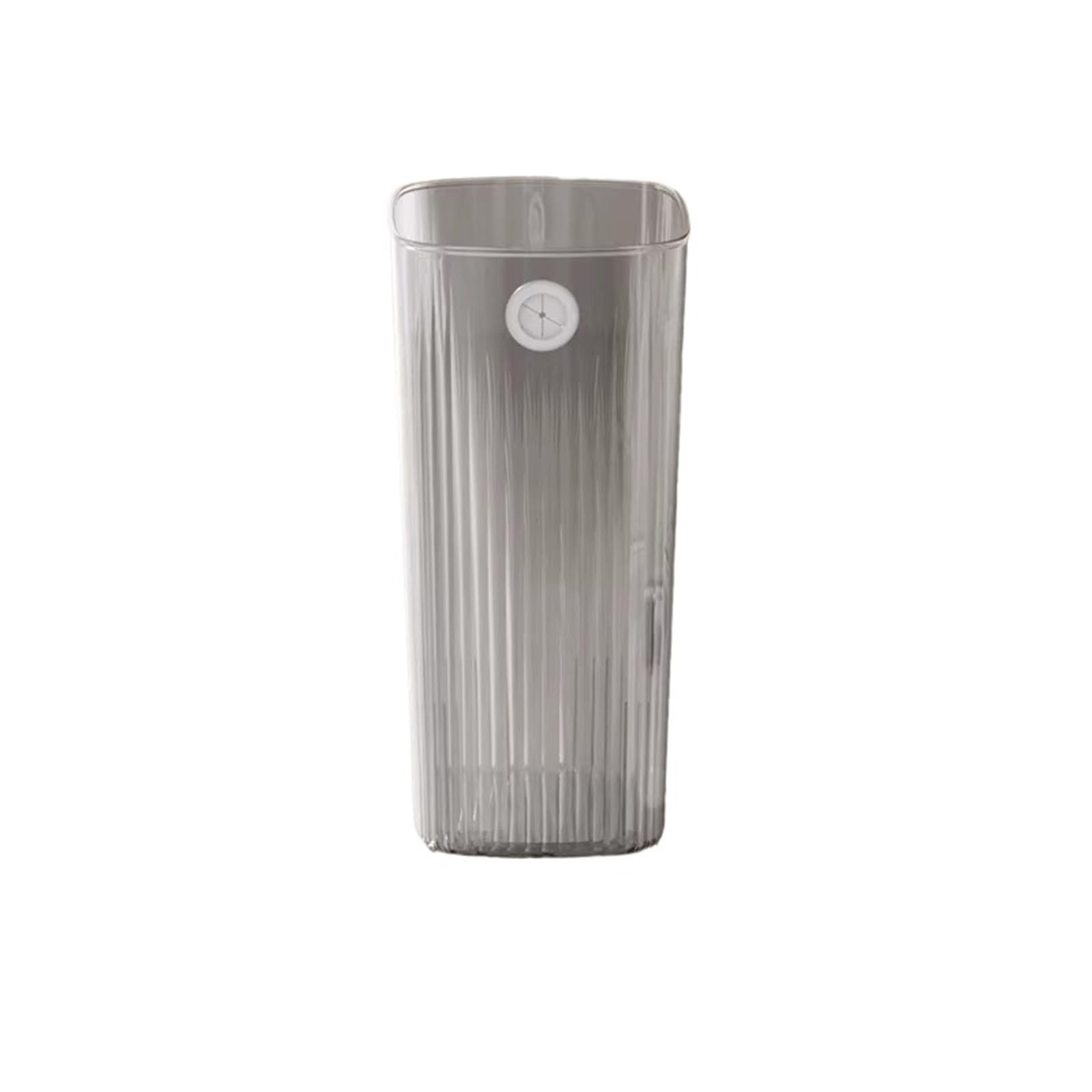 Waste Bins Narrow Mouth Household Trash Can Design Specifically For Bathrooms(Gris)