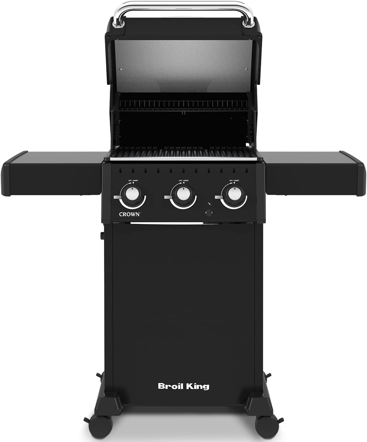 Broil King Crown 310 Liquid Propane Gas Grill with lid open