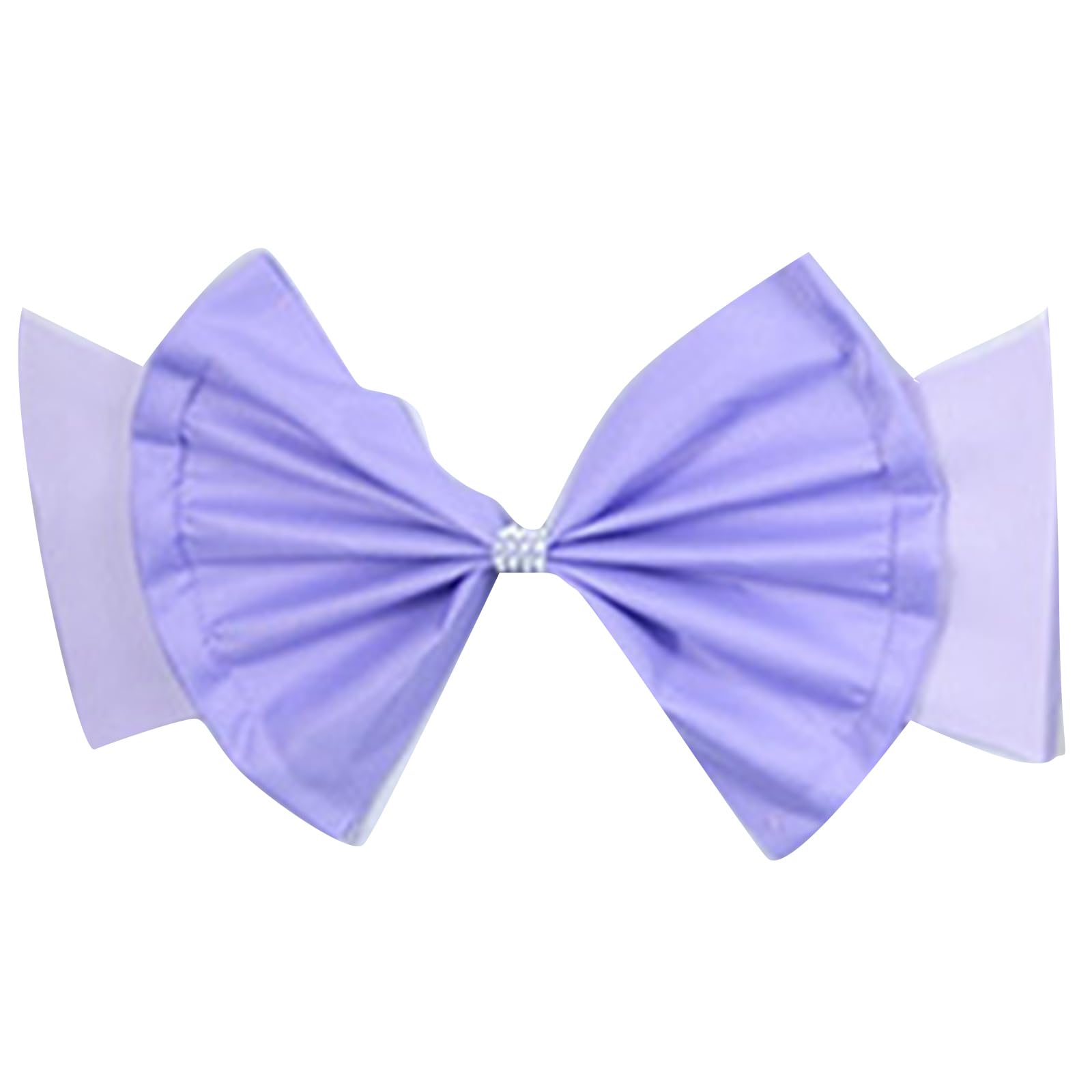 Nucelit Chair Bows Ties Chair Wraps for Weddings Celebration and Family Gatherings in Optional Color Sash 1PC Band