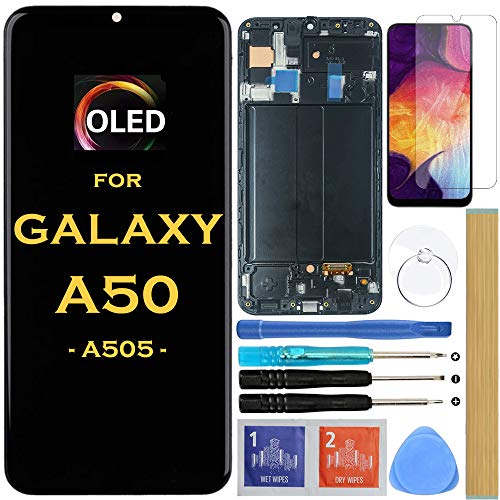 Écran tactile de rechange Samsung A50 pour réparer vitre cassée