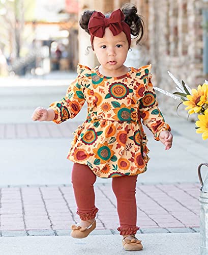 Image of RuffleButts Baby /Toddler Girls Footless Ruffled Tights