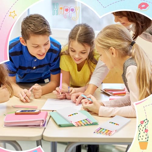 Ctosree Mini Colored Pencils Bulk Coloring Drawing Pencil in Boxes End of Year Gift for Students Kids Classroom School Painting Birthday Party Favor, 6 Per Pack(60 Packs,Pastel,3.5'') - Image 5
