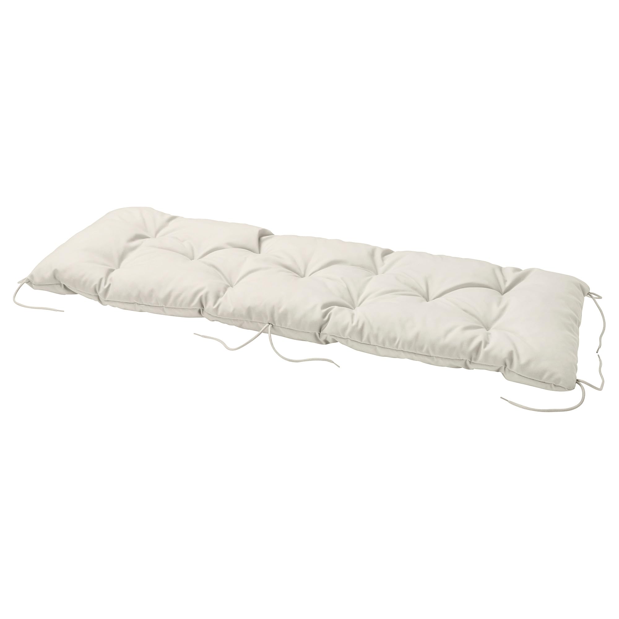 Coussin de banc d'extérieur gris 120x40 KUDDARNA matelas assise banquette jardin longue 120 cm