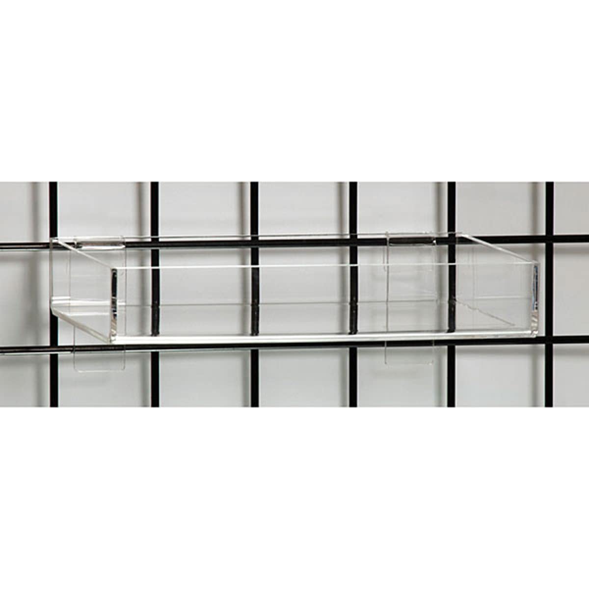 Acrylic Grid Tray 12 W x 8 D x 2 H x 0.125 Thick Inches