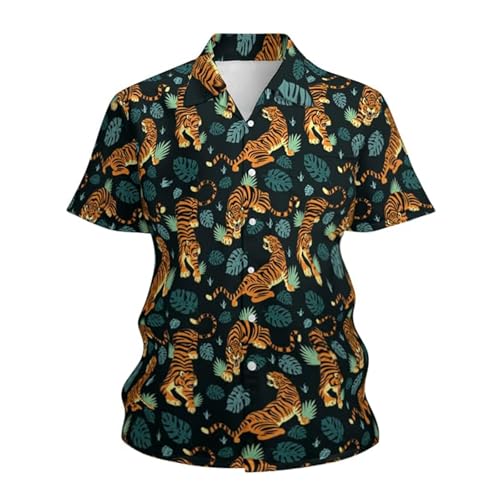 Chemise homme manches courtes col mao décontractée et légère du S au 5XL