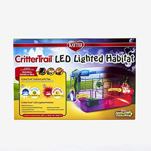 Kaytee Crittertrail Led Lighted Habitat For Pet Hamsters, Gerbils Or Mice #TOP4