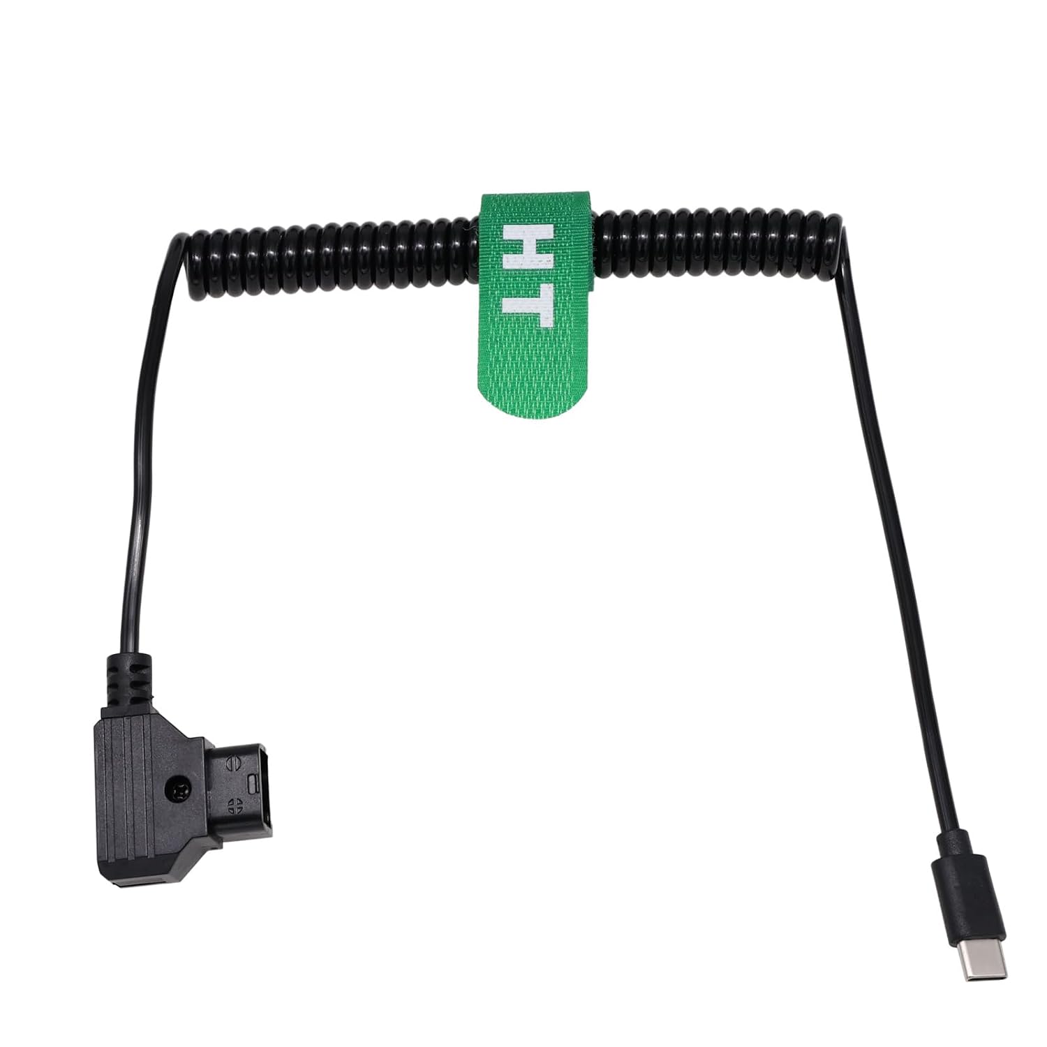 Power Cable for DJI SDR Transmission RX TX and Focus Pro Motor, Tilta Nucleus Nano II Wireless Focus Motor, D-tap to USB-C USB Type C Coiled 40-70cm
