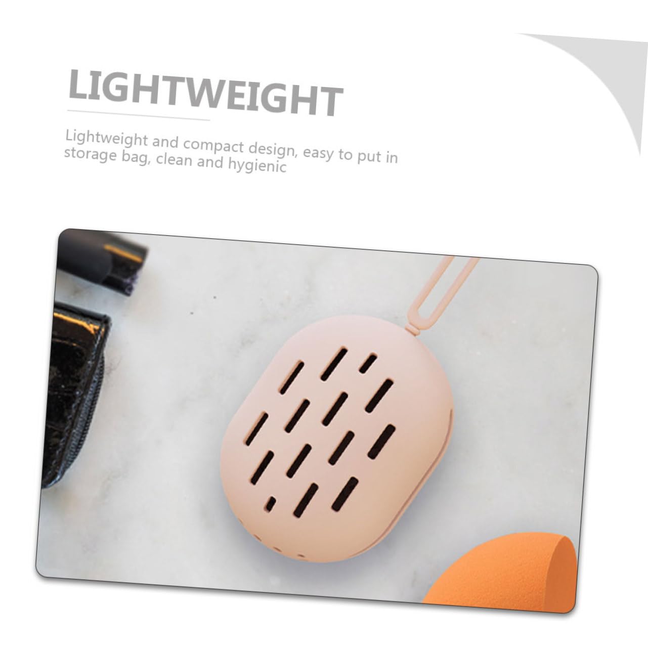 Beaupretty 6piezas Organizador De Esponjas De Maquillaje De Silicona Estuche Práctico para Esponjas para Dama y De Belleza