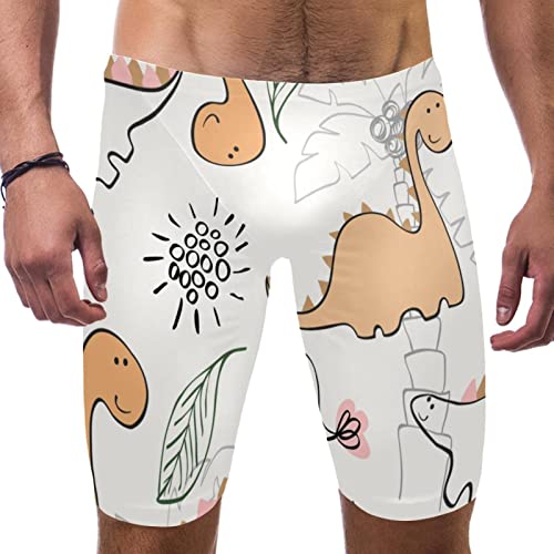 Traje de baño jammer de natación para hombre bañador largo endurance racing training