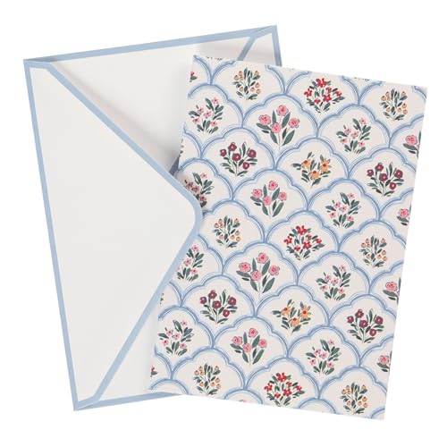 Image of Graphique Floral Boxed Notes | Blank Note Cards with Envelopes | 16 Count All Occasion Greeting Card Set | 3.25 x 4.75 Inches | High Quality Thick Paper Stationery with Unique Floral Design