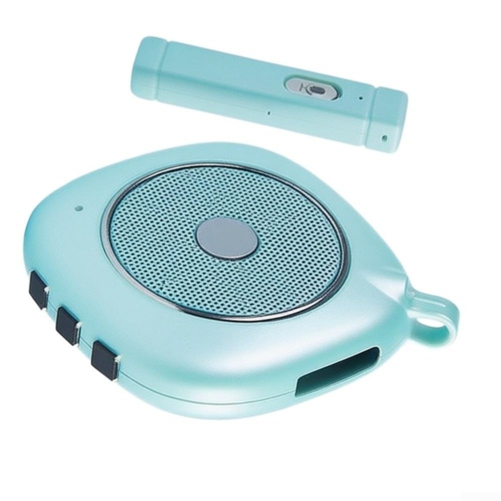 Altoparlante wireless compatto 6cm AI alimentato dispositivo portatile (verde) | Traduzione AI in tempo reale, supporto multilingue, uscita audio chiara, design wireless compatto, ideale per i viaggiatori