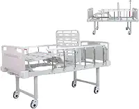 Cama Hospitalar Fowler Leito Manual 2 Movimentos 5 Posições Suporta até 180 Kg Pro2 Plus Healt Clean