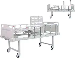 Cama Hospitalar Fowler Leito Manual 2 Movimentos 5 Posições Suporta até 180 Kg Pro2 Plus Healt Clean