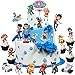 Cake Topper, Torta Toppers 12 Pezzi Topper per Torte Torta Giocattolo Personaggio Mini Ornamento del ​Giardino Decor Figurine Bambini Regali,Decorazioni per Torte di Compleanno Bambini