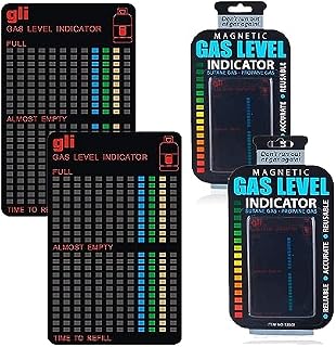 Xiuyer 4pcs Gas Tank Level Indicator Reusable Accurate Reliable Practical Lpg Fuel Propane Butane Bottle Magnetic Grill Gas Indicator For Camping Gauge Caravan Motorhome Travel Bbq