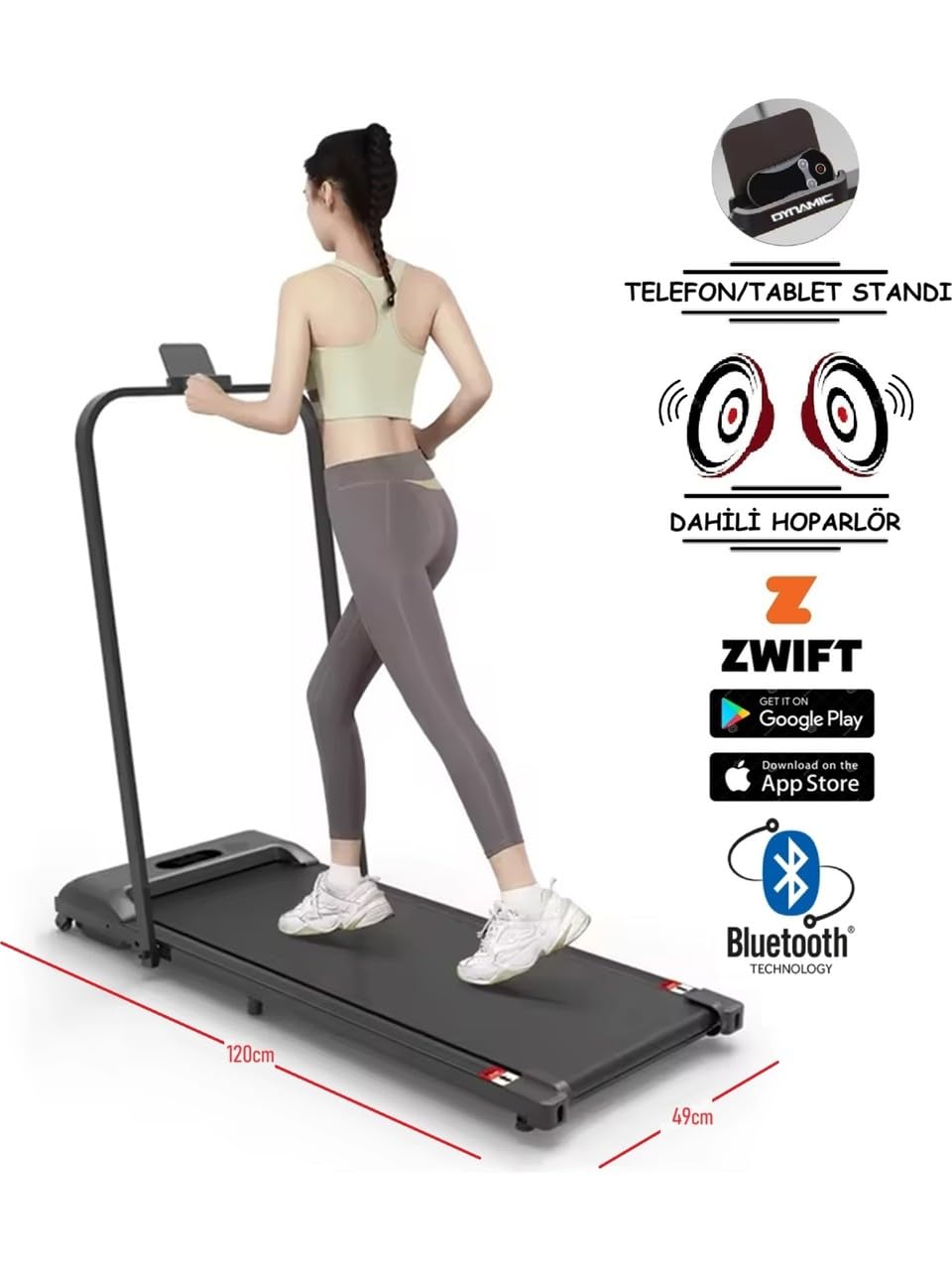 Dimensions of Dynamic Walkfitpad T500