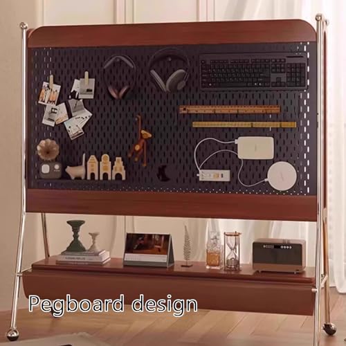 Soporte móvil para TV con ruedas y estantes miniatura 2