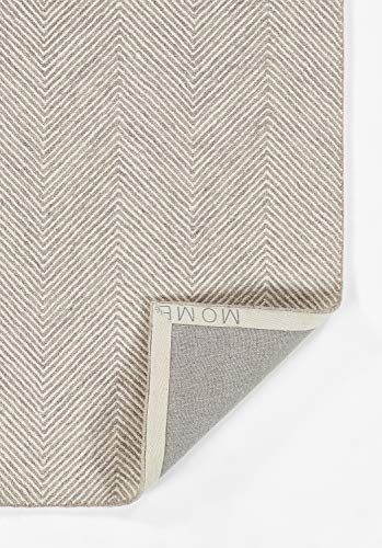 Momeni CHARSCHR-1TAU2380 Charles Wool Hand Tufted Contemporary Indoor Area Rug, Taupe, 2'3 Inch X 8' Runner thumb #4