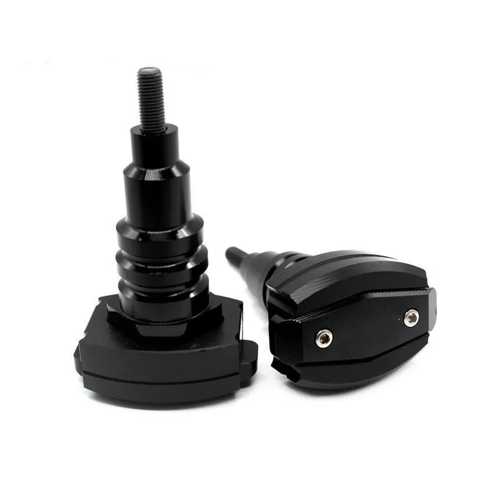 Motorcycle fall protection Motorcycle CNC Falling Protection Frame Slider Fairing Guard Anti Crash Pad Protector For YZF-R3 For YZFR3 2015-2018 Crash Pad Protector(Black)