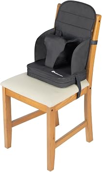 Bebeconfort Travel Booster Seat, Foldable from 18 months to 3 years, up to 15 kg, Graphite
