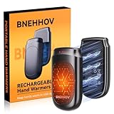 BNEHHOV Calentadores de Manos Recargables 2 en 1 Calentador de Manos Magnético Portátil de Bolsillo con 3 Niveles de Calor para Acampadas, Golf, Idea de Regalo para Hombres y Mujeres