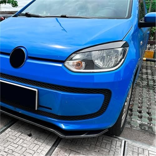 Paupières de phare noir pour Volkswagen Golf 6 2011-2015 bande décorative