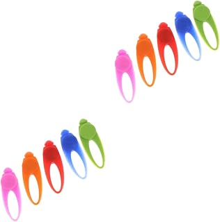 FRCOLOR 10piezas Luz Led De Advertencia De Para Perros Colgante De Seguridad Para Pasear Rojo Verde Naranja Rosa y Azul
