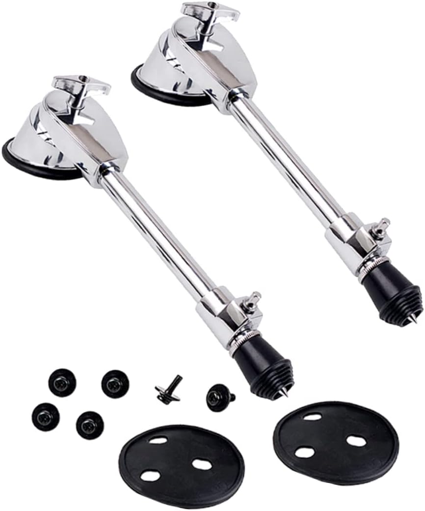 Veemoon 1set Drum Leg Stand Support for Bass Drums Skid-resistant Feet Easy to Install Angle Percussion Instrument Replacement Parts