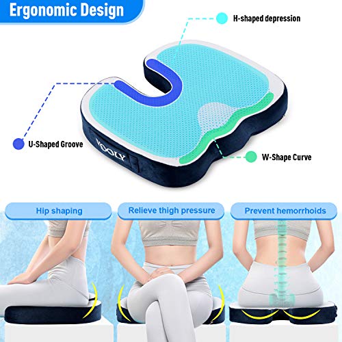 YOOLY Cuscino Sedia Ufficio, Cuscino Antidecubito