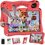 SUAAT 2026 Tablet Android 15 Octa Core Tablets 9 Zoll mit 32GB ROM+TF 2TB 5G WiFi Widevine L1, GPS...
